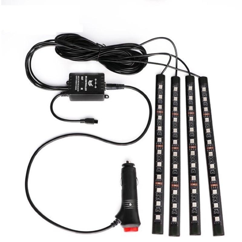 Bộ 12 Led gắn gầm ghế ô tô️️ nháy theo điệu nhạc