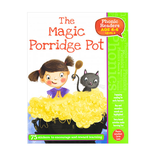 Phonic Readers Age 4-6 Level 3: The Magic Porridge Pot