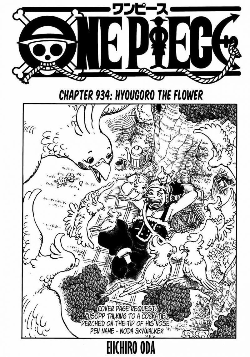 đảo hải tặc - one piece chapter 934 2