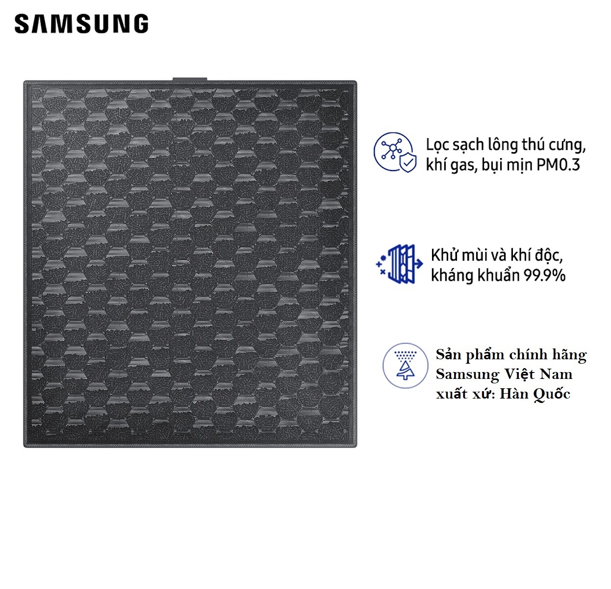 Bộ Lọc Máy Lọc Không Khí Samsung 41m2 AX32BG3100GBSV - Hàng Chính Hãng