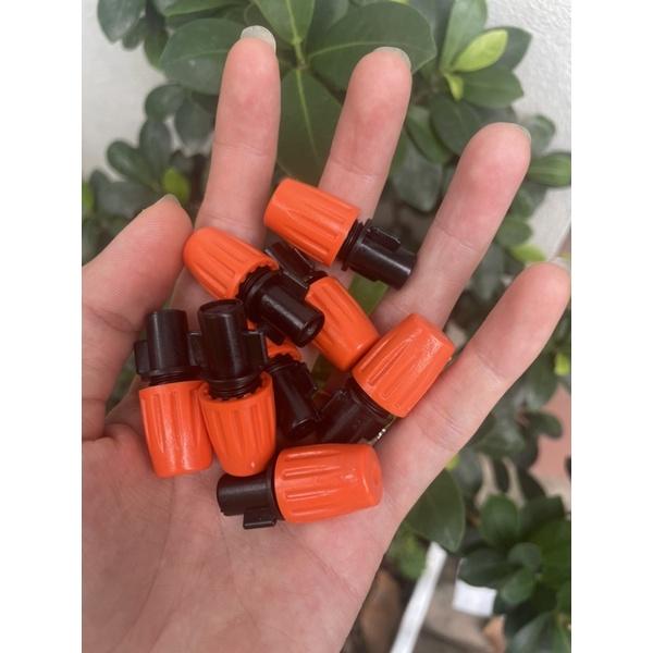 Đầu béc cam phun sương, nhỏ giọt không tắc