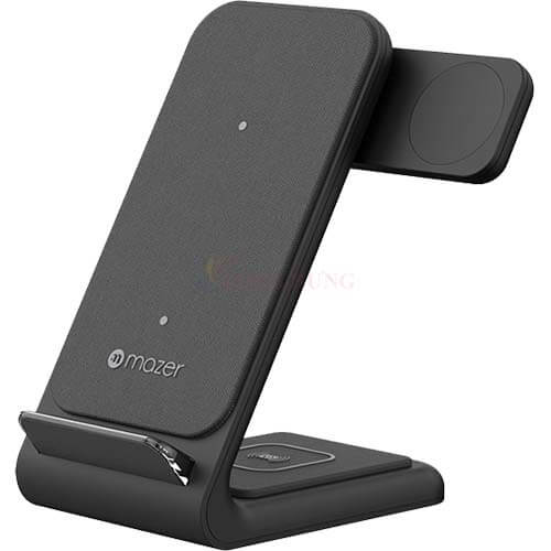 Đế sạc không dây Mazer Infinite.Boost Wi.DESK Trio Swing Charging Stand III M-Wi.DESK390 - Hàng chính hãng