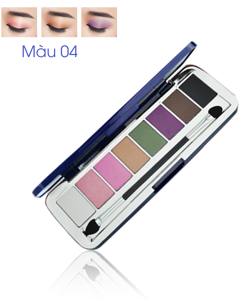 Phấn mắt 8 ô siêu mịn Mira Aroma Shadow Palette 8 Colors Hàn Quốc (2g x8) No.4 tặng kèm móc khoá