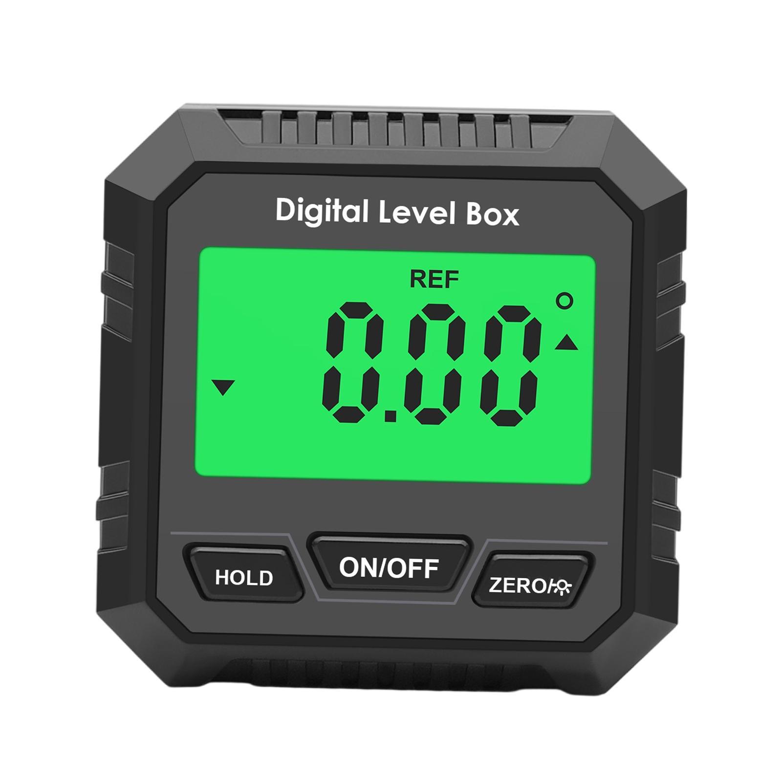 2pcs Digital Protractor Measurement Tool for Drilling Machinery Woodworking