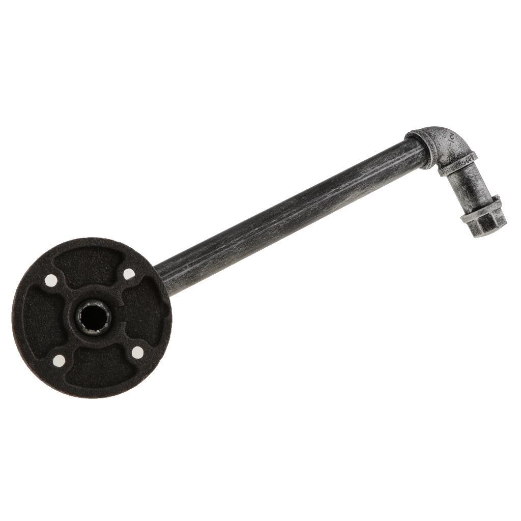 Industrial Retro Pipe Wine Bottle Glasses Storage Champagne Wine Rack 2Pcs