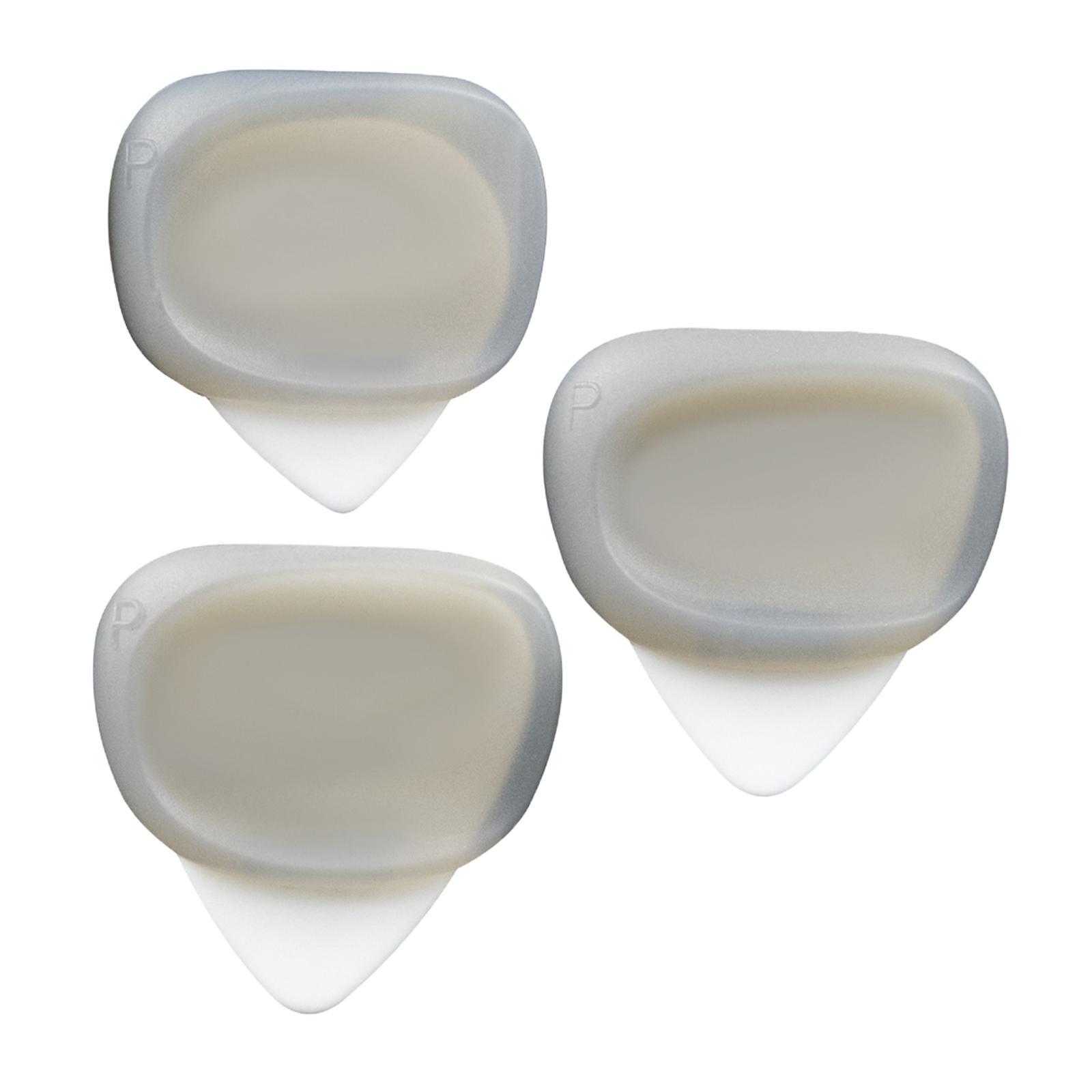 3Pcs Guitar Picks Thumb Finger Picks 0.6/0.96/1.2mm for Bass Acoustic Guitar