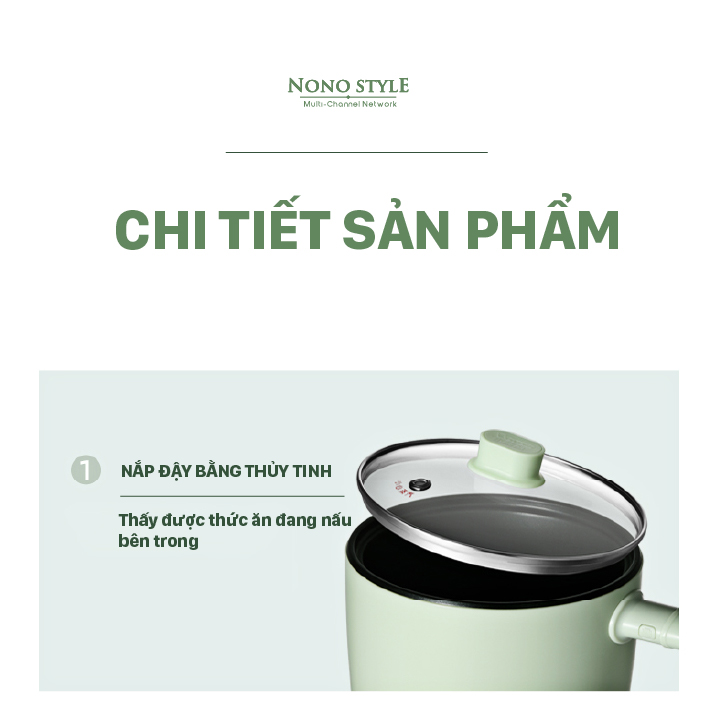 Nồi Điện Đa Năng LOTOR 12C (1,3L) - Hàng Chính Hãng