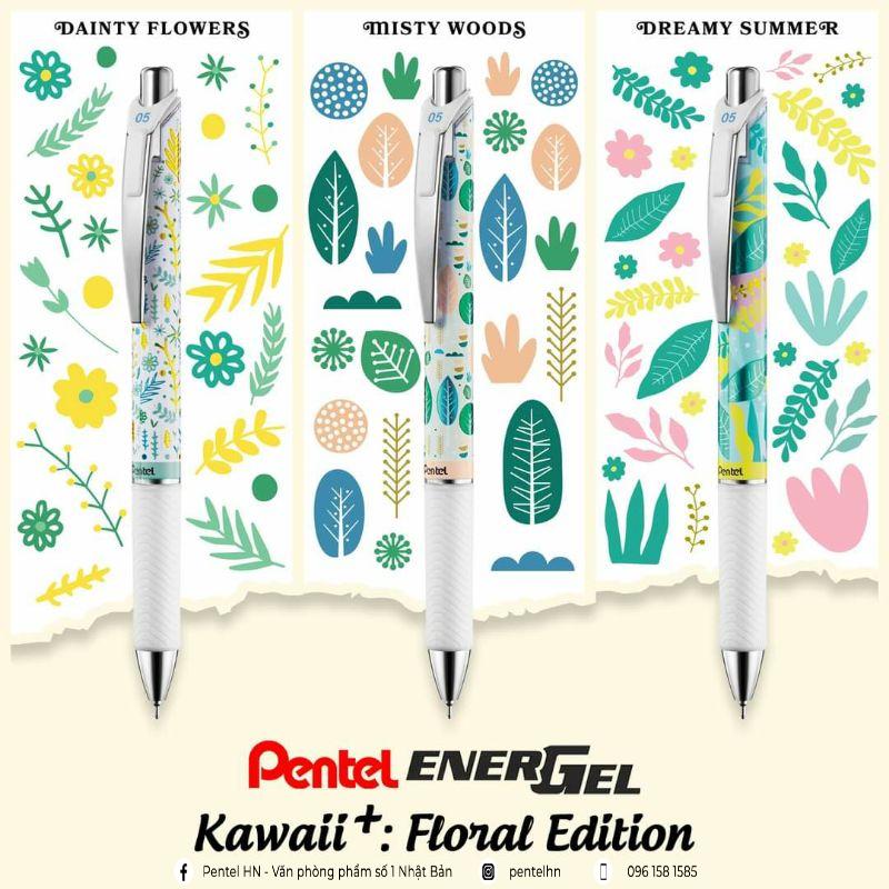 Bút Bi Pentel Energel Kawaii BLN75KW | Trơn Mượt Siêu Nhanh Khô | Phong Cách Nhật Bản Độc Đáo