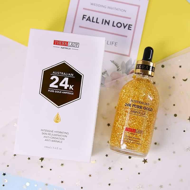 SERUM TINH CHẤT VÀNG 24K PURE GOLD AMPOULE 100ml - THERA LADY