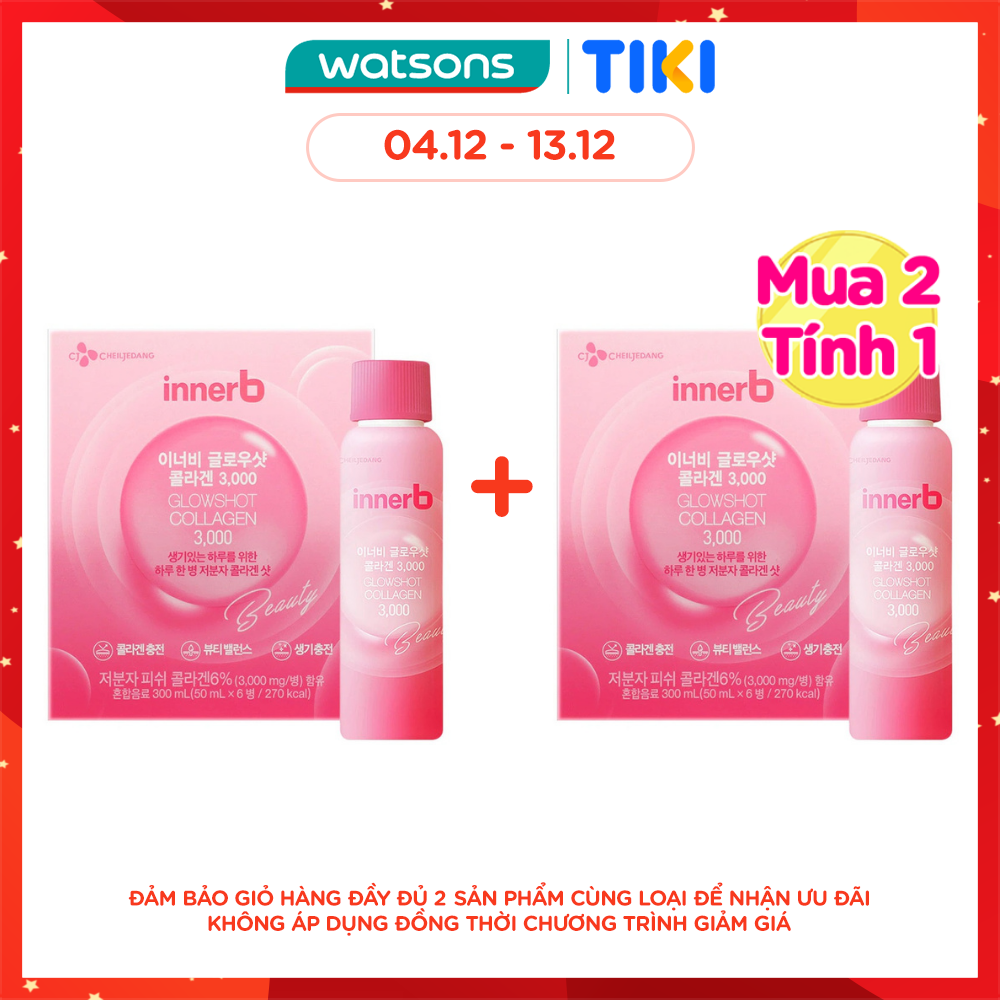 Nước Uống Innerb Glowshot Collagen Căng Mịn Sáng Da 300ml
