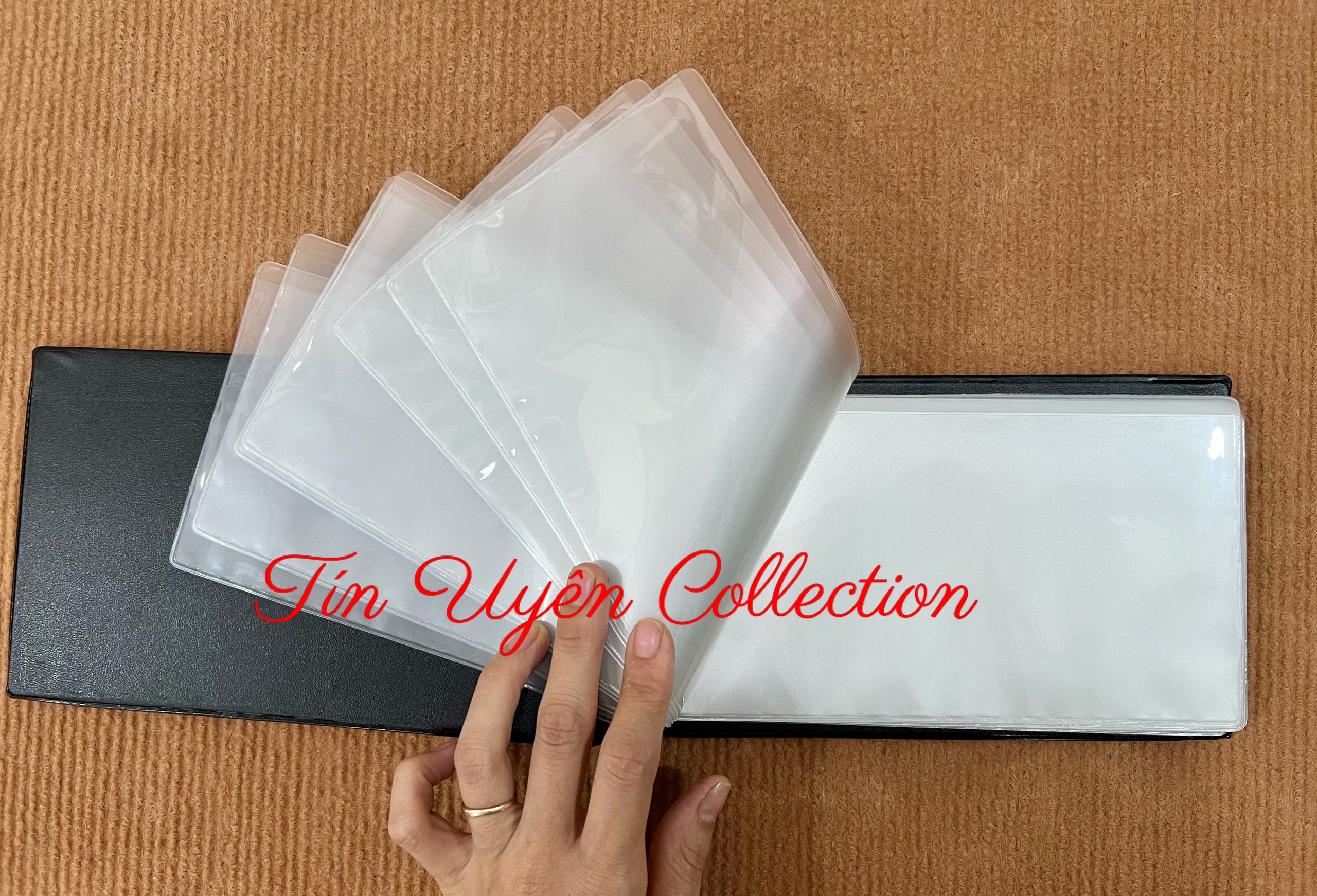 Album Đựng Tiền Giấy Mini 20 Phơi Trong Suốt Đựng 40 Tờ Tiền