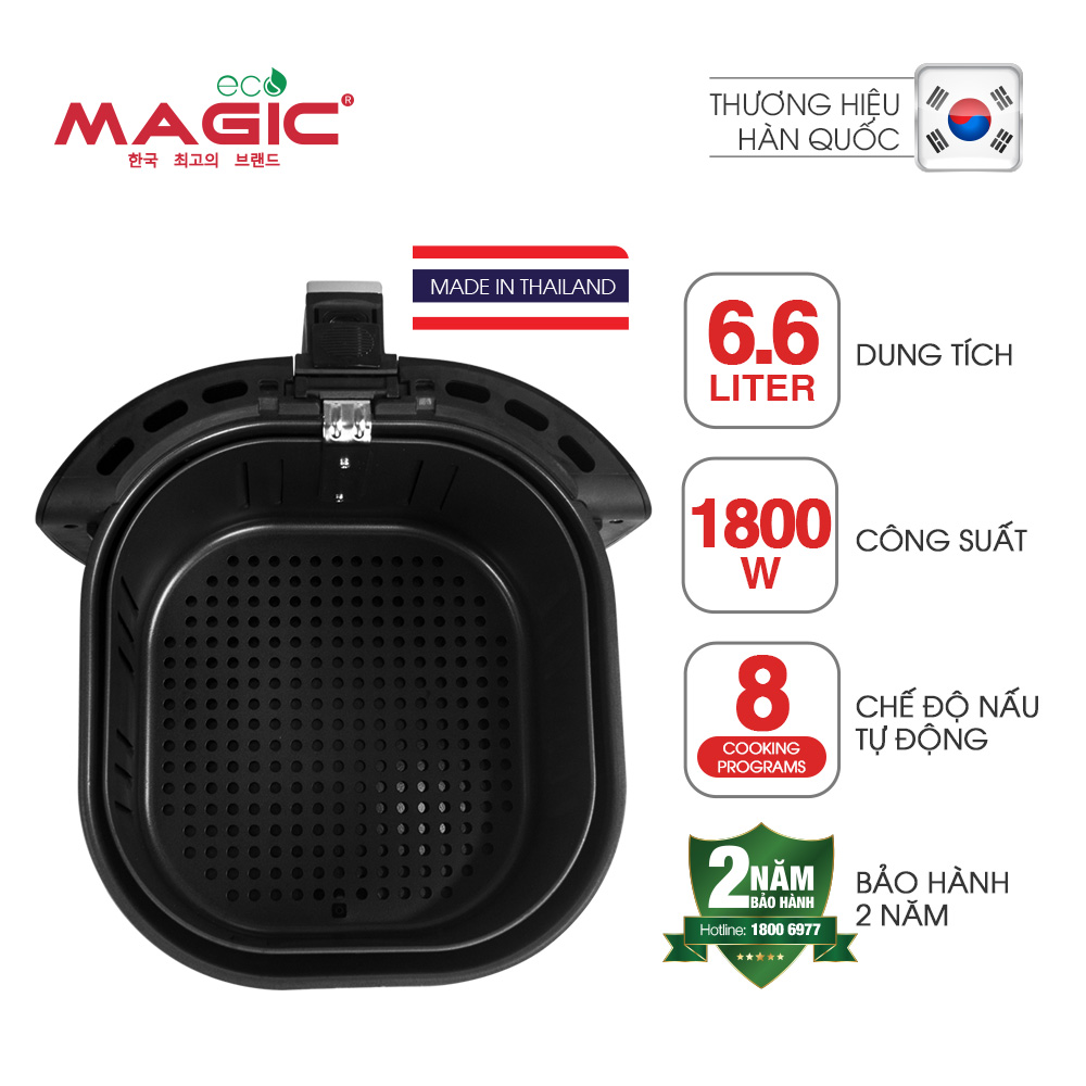 Nồi chiên điện tử Magic Eco AC110 6.6L - Hàng chính hãng