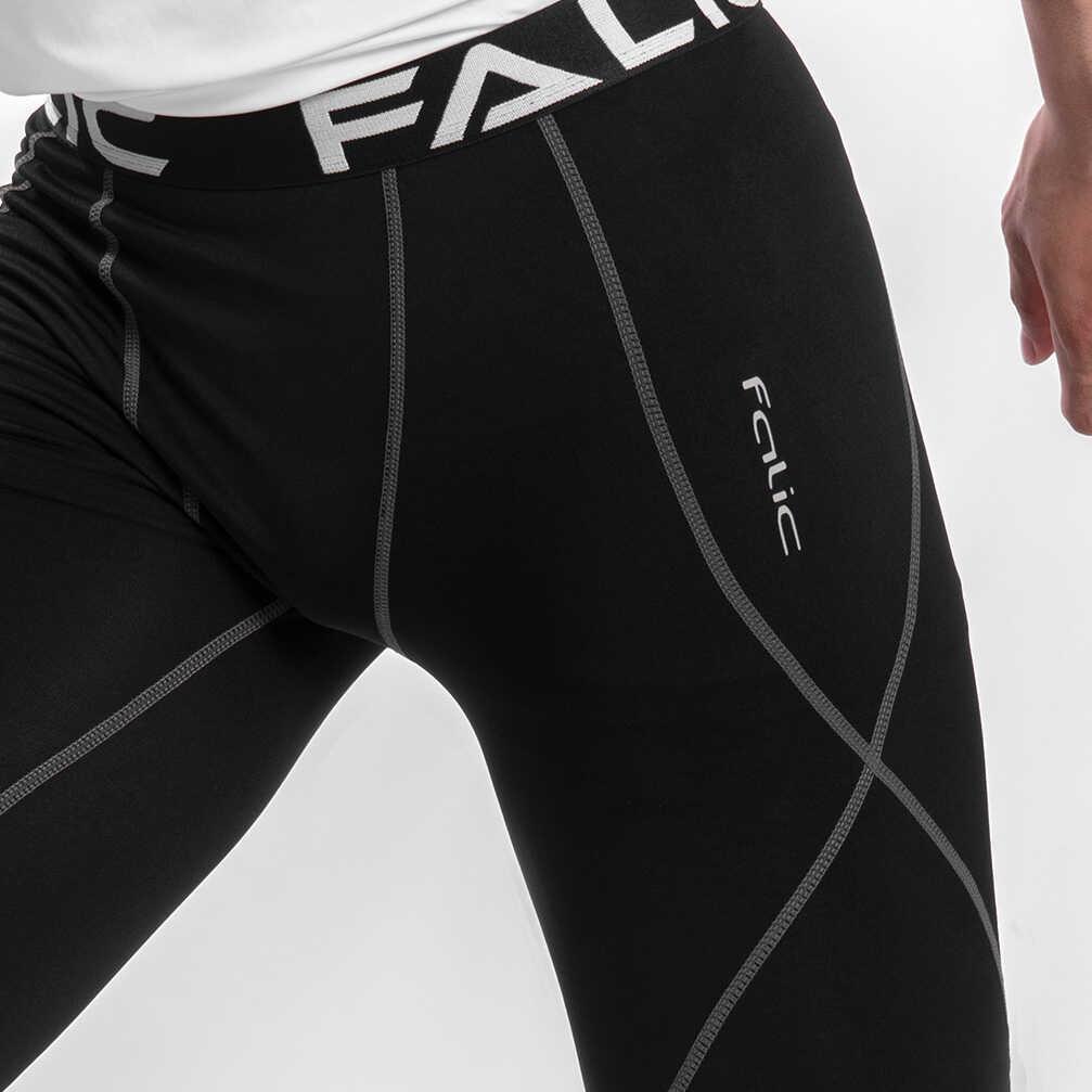 Quần giữ nhiệt nam combat pro TSLA FALIC quần legging nam form ôm co giãn tập thể thao gym đánh bóng rổ FAL2011