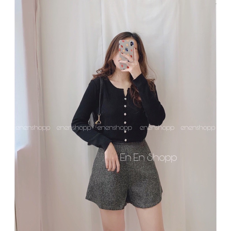 Áo len mỏng cardigan phong cách hàn quốc