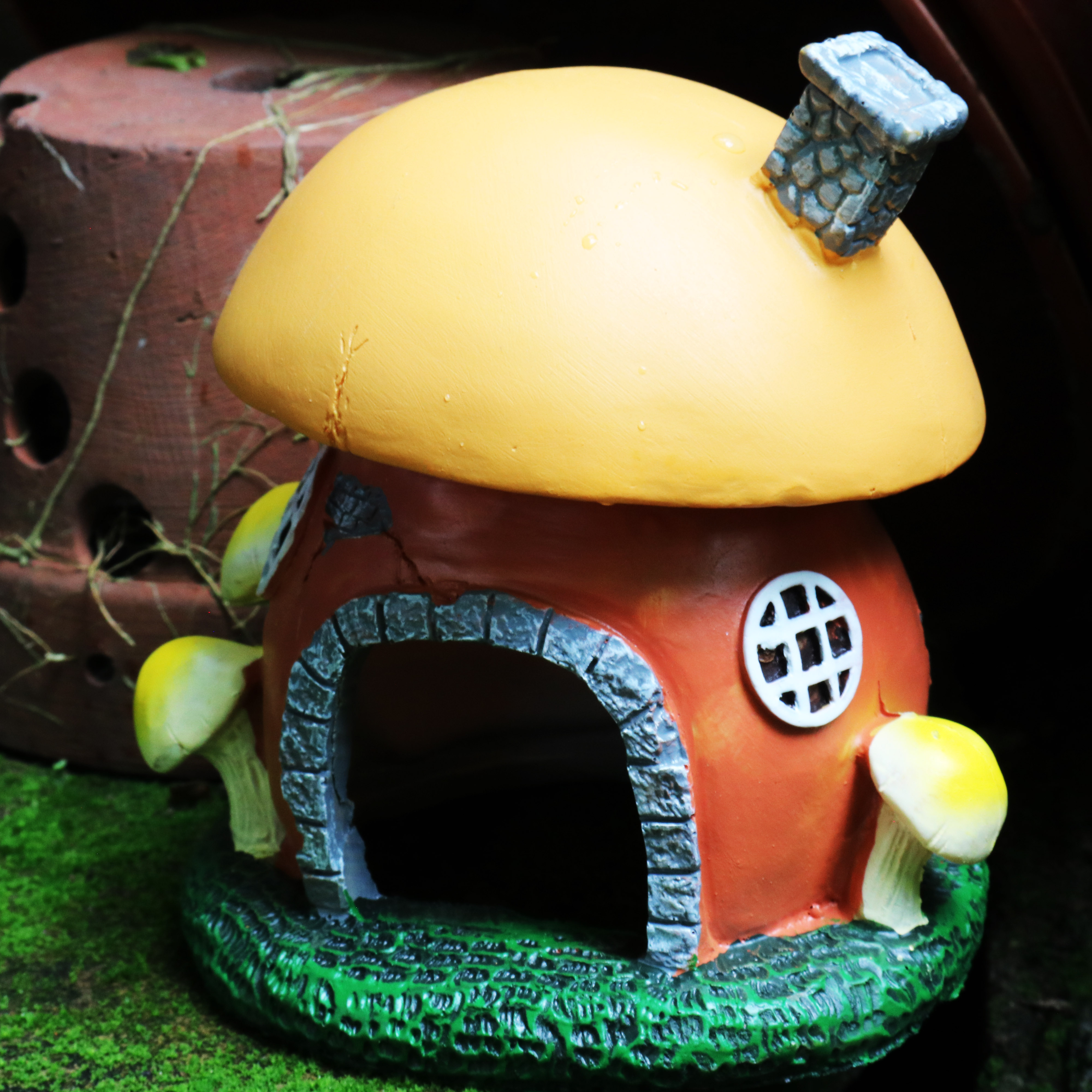 Mô hình Nhà Nấm Không cửa sổ trang trí tiểu cảnh - thủy sinh - terrarium