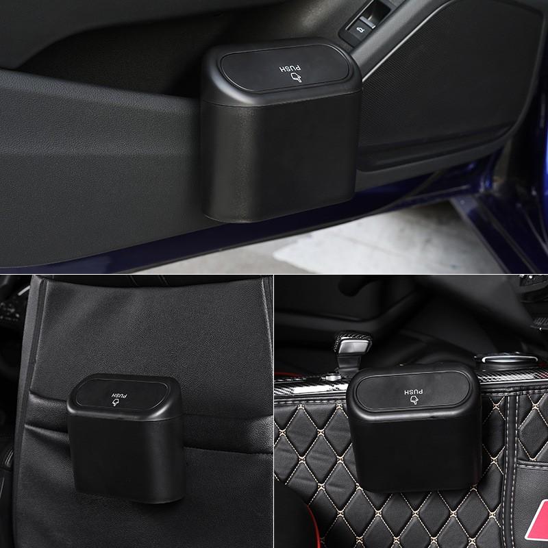 Thùng Rác Mini Cho Xe ô Tô màu đen sang trọng nhỏ gọn thông minh tiện lợi thùng rác VP