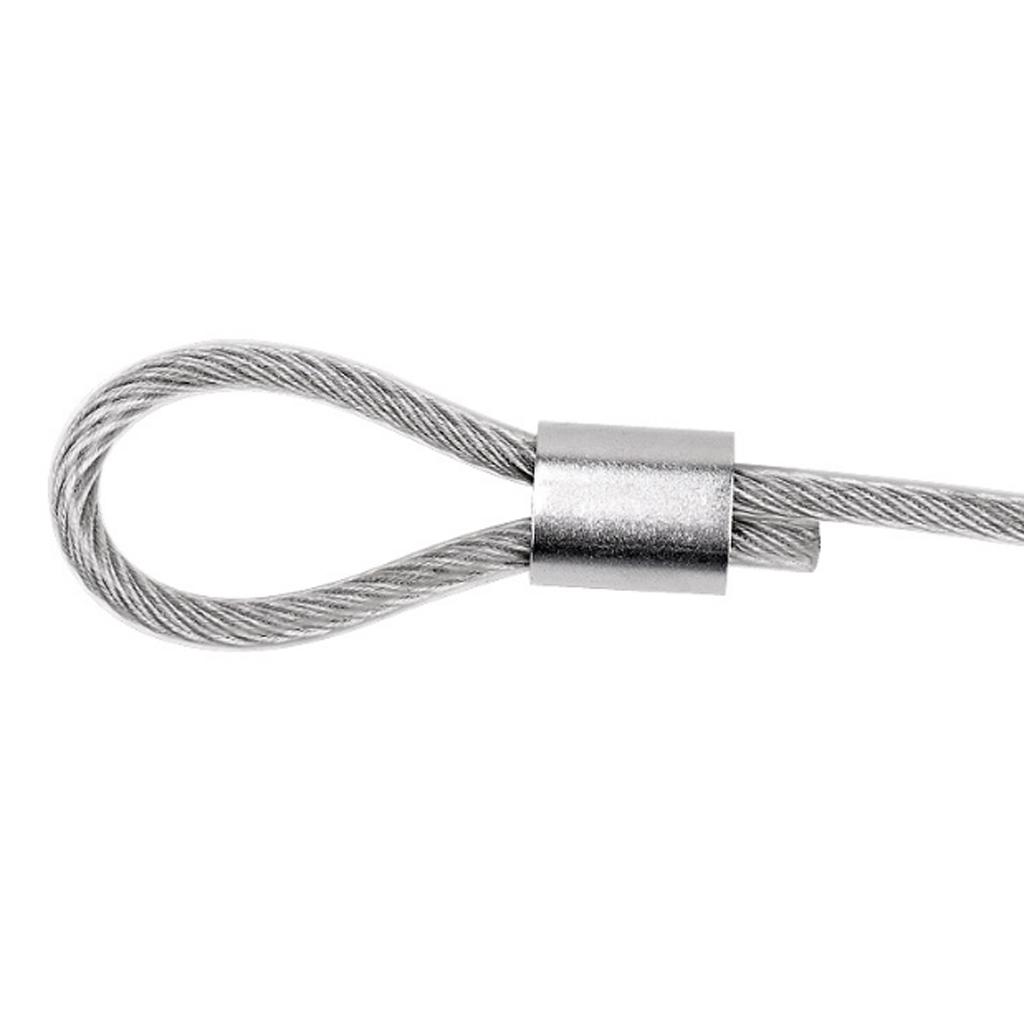 Marine 304 Stainless Steel Cable / Wire Rope Ferrules 1.0 mm to 6.0 mm