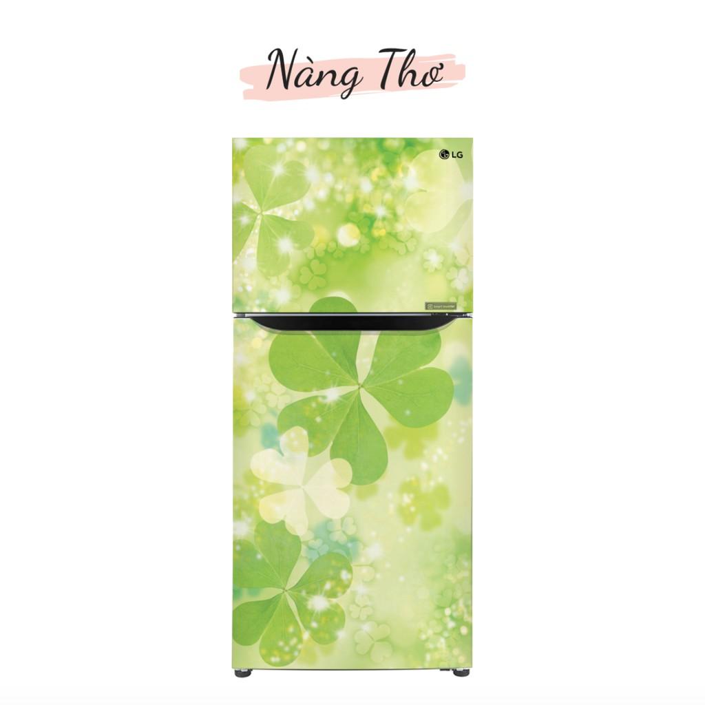 HÌNH LÁ 3D DÁN TỦ LẠNH NHIỀU KÍCH THƯỚC_DECAL VIP