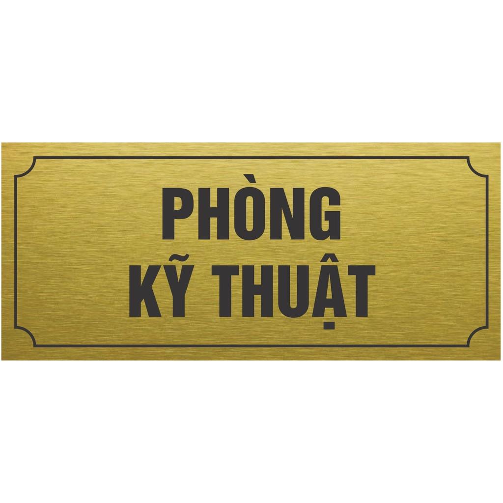 Bảng phòng ban, bảng chỉ dẫn cho nhà hàng, khách sạn cho các công ty xí nghiệp nhiều mẫu mã bằng alu vàng