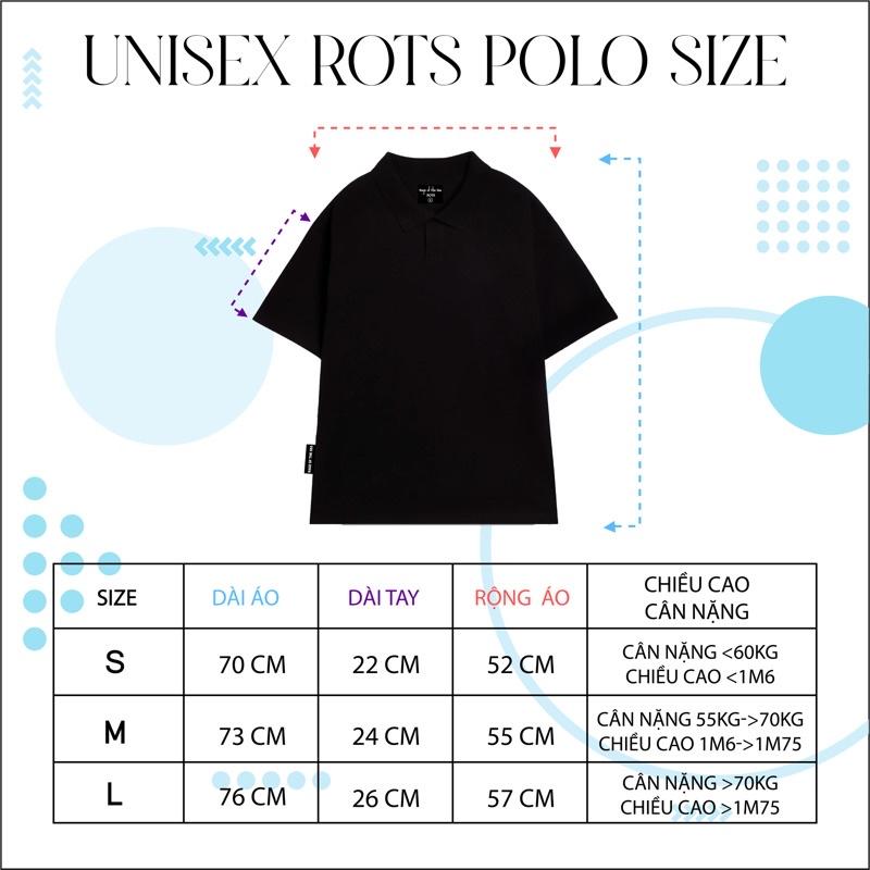 ÁO POLO UNISEX FORM ÂU RAGE OF THE SEA (ROTS) CUT CUT( CHÚ Ý POLO