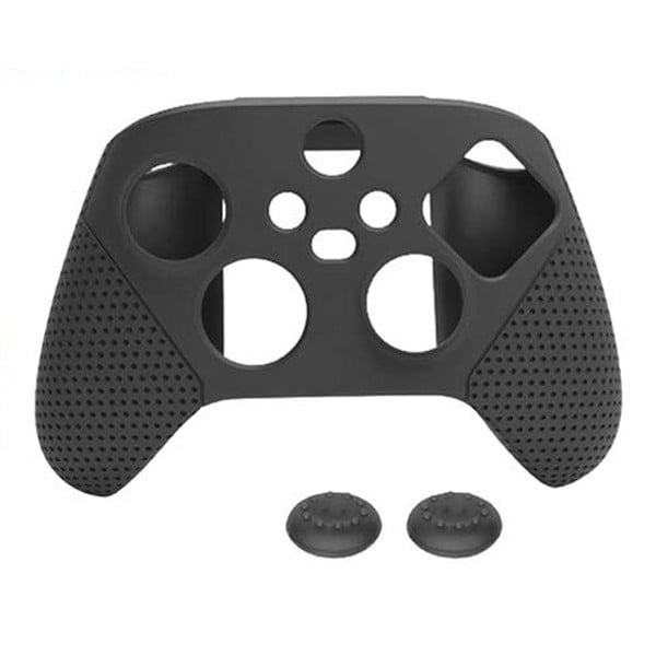 Bọc Silicone tay XboxOne X S Series kèm 2 núm cần mầu đen bao Silicon tay bấm xbox one series X S