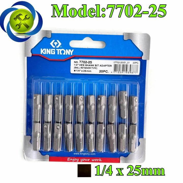 Đầu chuyển mũi vít sang bulong 1/4 Kingtony 7702-25