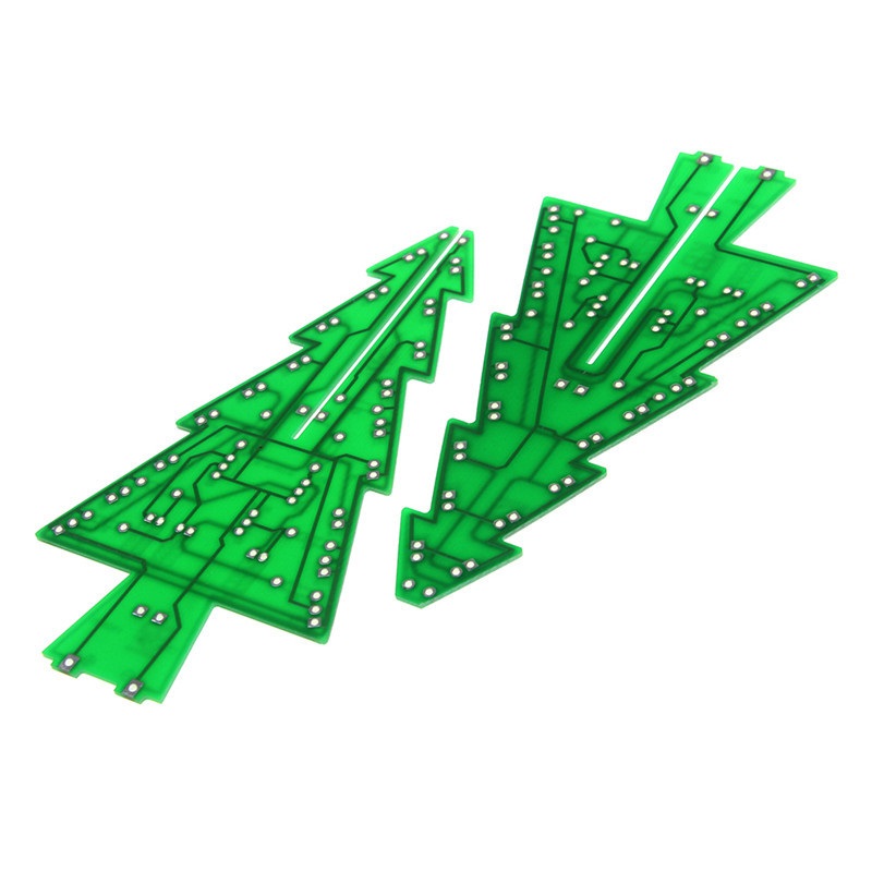 Cây Thông Noel Bảng Mạch Đèn LED PCB 7 Màu Tự Lắp Ráp