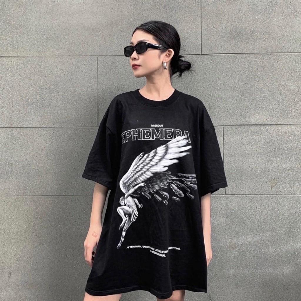 Áo Thun Local Brand Missout Angel Thiên Thần Nam Nữ Oversize Unisex Full Mạc