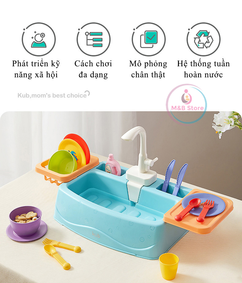 Bồn Rửa Chén Bát, Nước Tự Động - KUB