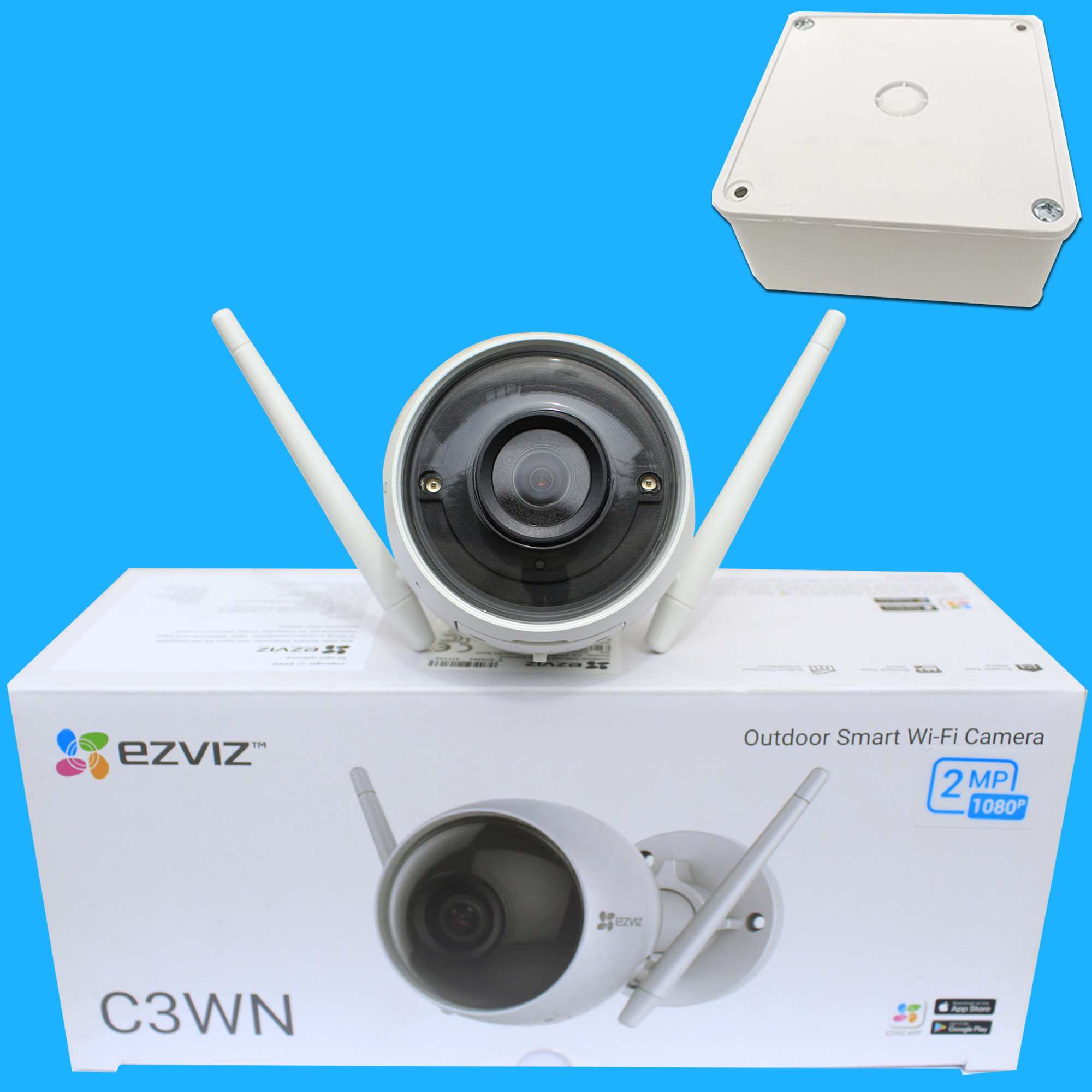 Camera Ip Wifi Ezviz C3WN Full HD 1080P - Có Kèm Box Nguồn - Hàng Chính Hãng