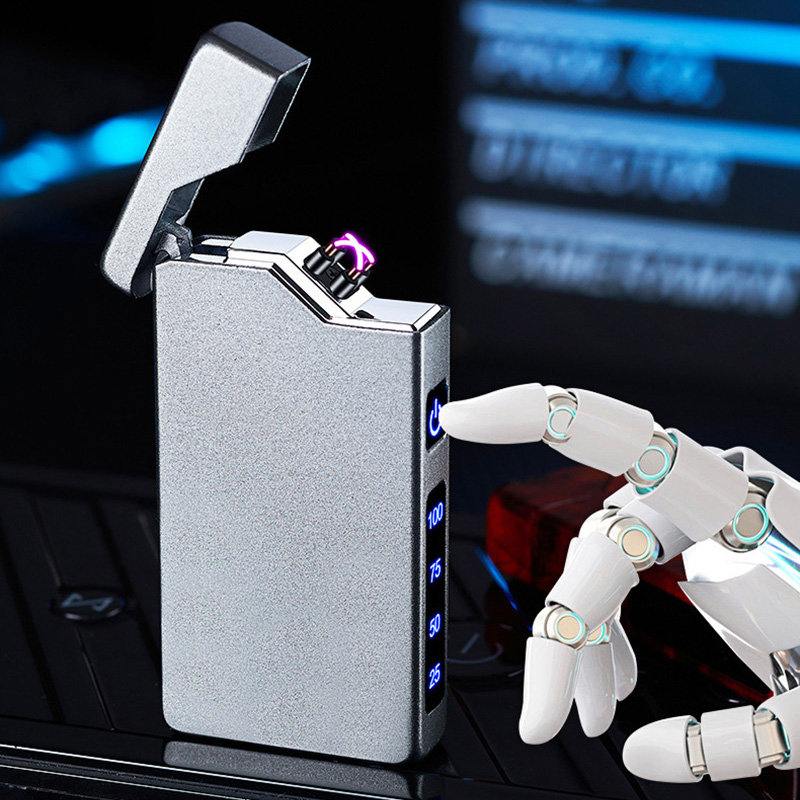 Bật Lửa Điện Tia Plasmas Vân Nhám Cao Cấp - Sạc Điện