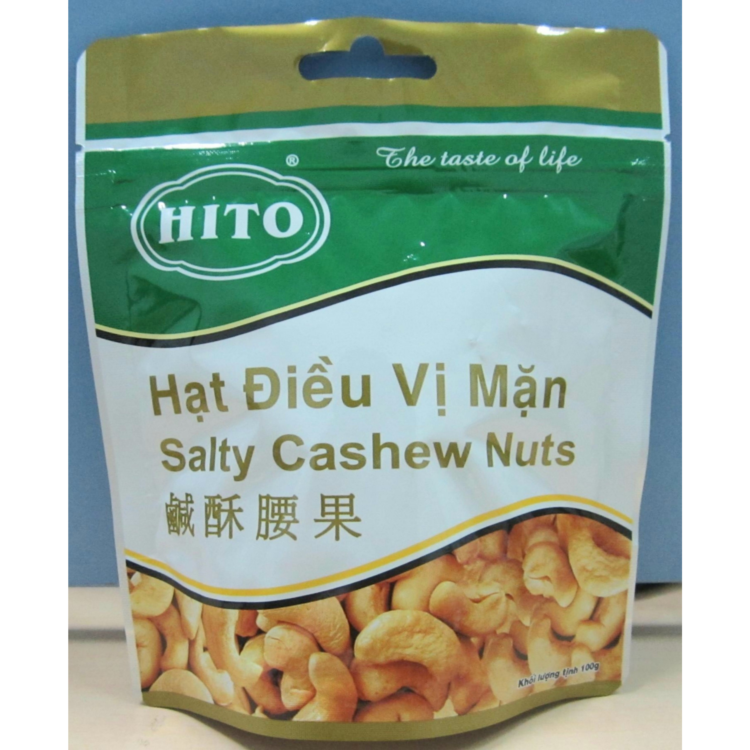HẠT ĐIỀU VỊ MẶN - HITO 100G ĐẬM ĐÀ HƯƠNG VỊ