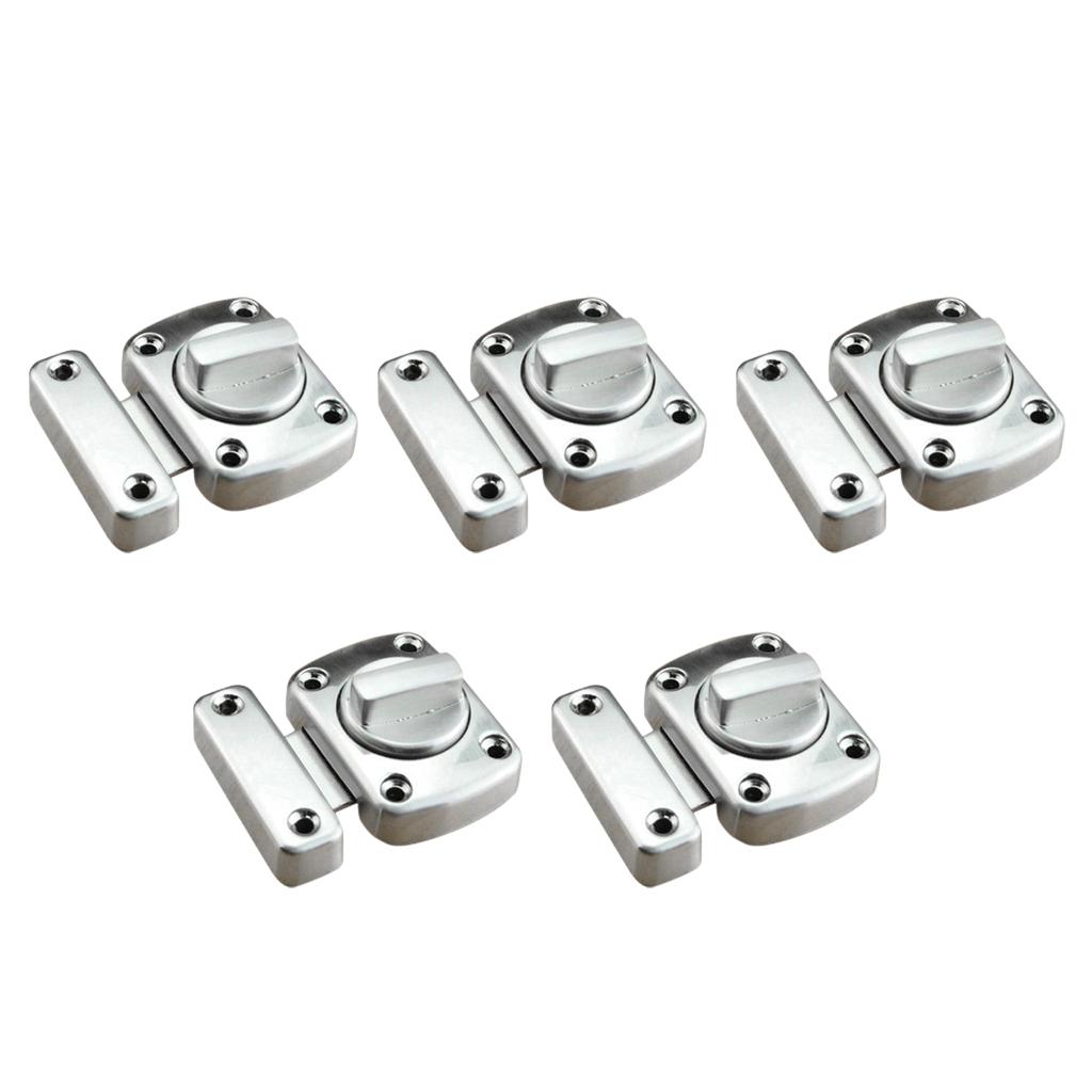 5x Bathroom Door Lock Turn Twist Privacy Latch Catch for Bedroom Cabinet