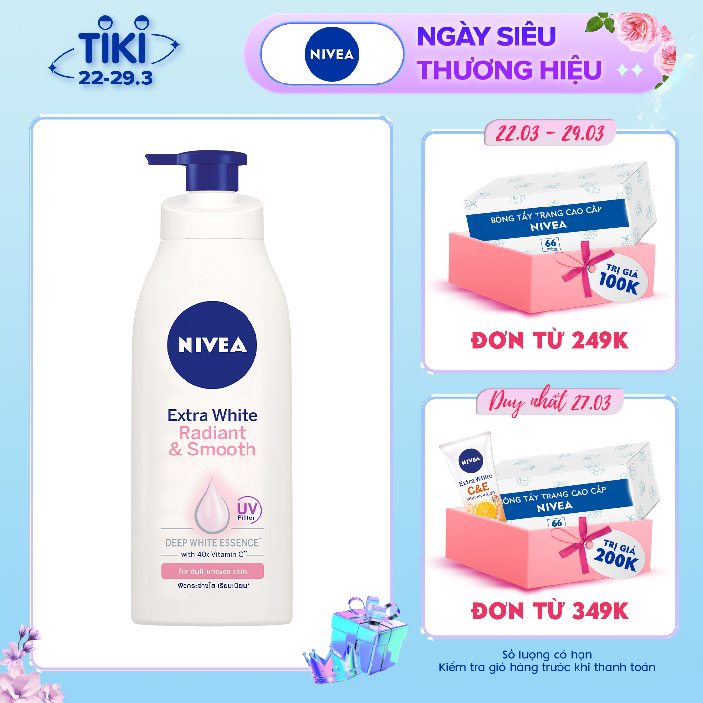 Sữa Dưỡng Thể Trắng Da Nivea 400ml -  83807