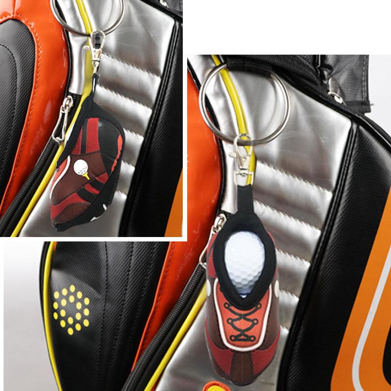 Mini Túi Bóng Golf Di Động Nhỏ Thắt Lưng Túi Tee Giá Đỡ Giày Chơi Golf Colorblock Không Gian Bông Thắt Lưng Túi Túi Túi Có Carabiner Color: 1pcs green