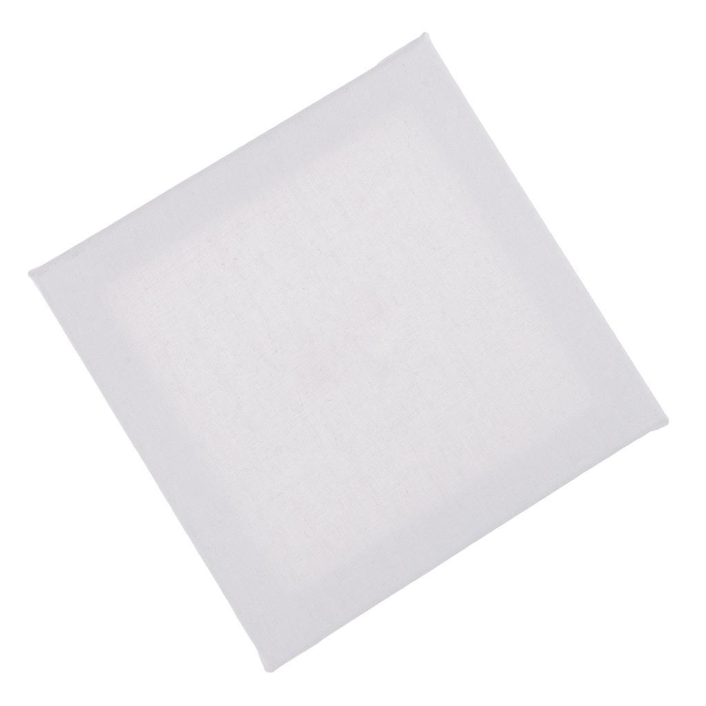 4 Pieces Blank Canvas Board Wooden Frame For Oil Acrylic Painting