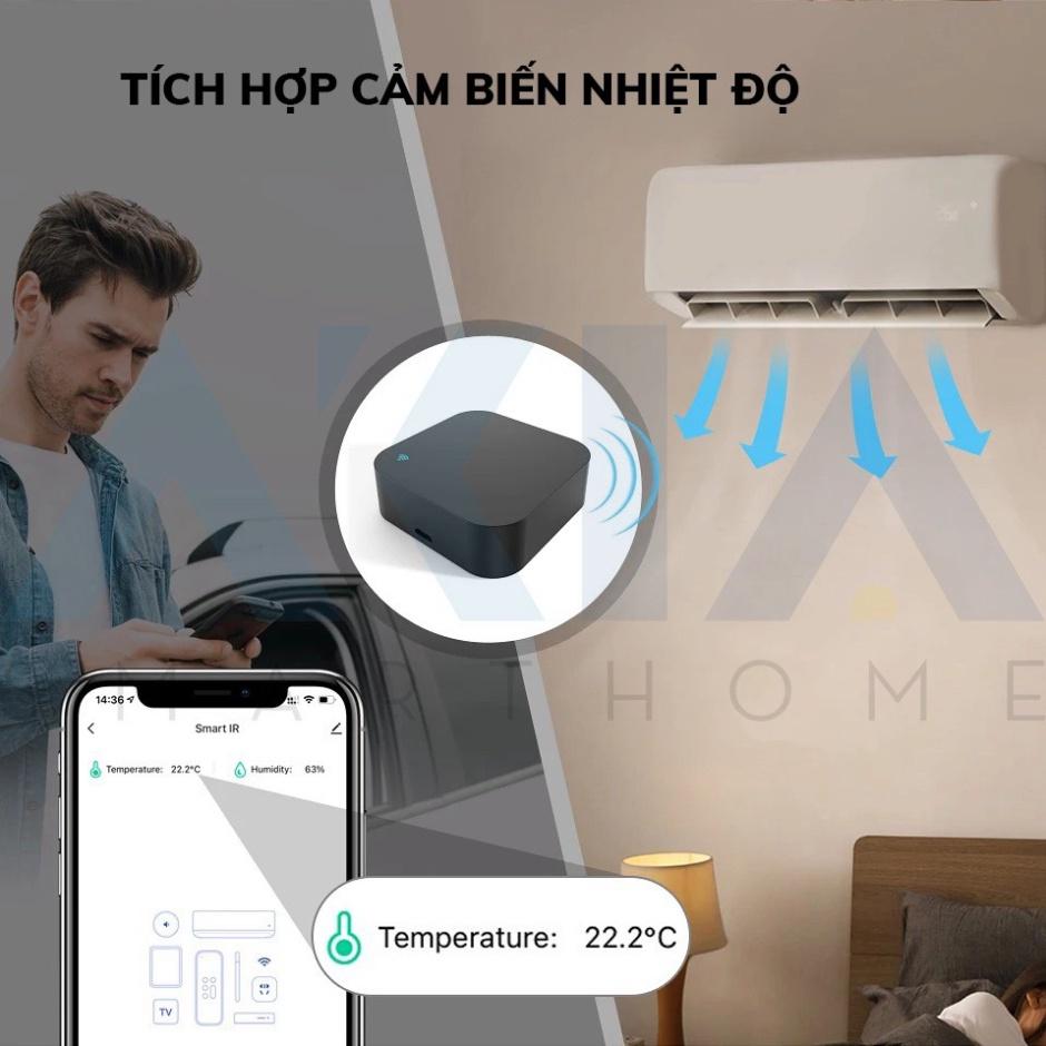Điều khiển hồng ngoại Tuya S06 AKIA AIC105 - Bật tắt Máy Lạnh, TV từ xa bằng App, Hẹn giờ, Tương thích Google và Maika