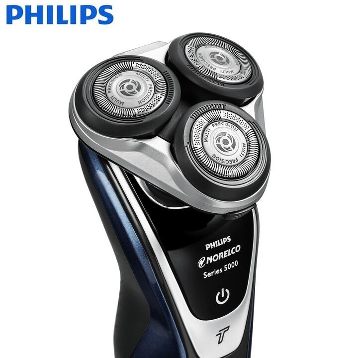 Máy cạo râu khô và ướt cao cấp Philips Norelco S5355/82 có đầu tỉa để tỉa tóc mai và ria mép - Hàng nhập khẩu