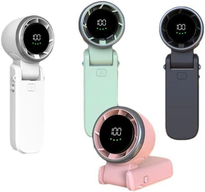 Quạt Cầm Tay Alizz Gấp Gọn Siêu Mát Al-14056 Màn Hình Led Kỹ Thuật Số Cao Cấp