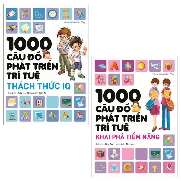 Sách - Combo 1000 Câu Đố Phát Triển Trí Tuệ - Kim Đồng