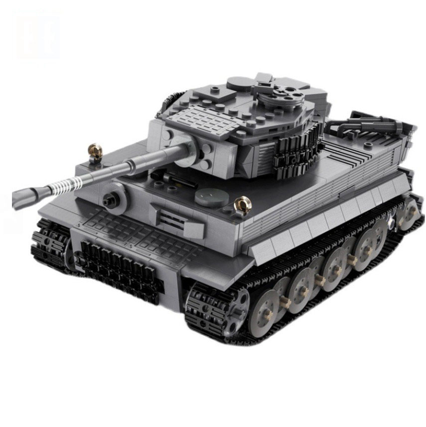 Đồ chơi lắp ghép xe tăng Tiger điều khiển từ xa C61071 Với 925 chi tiết