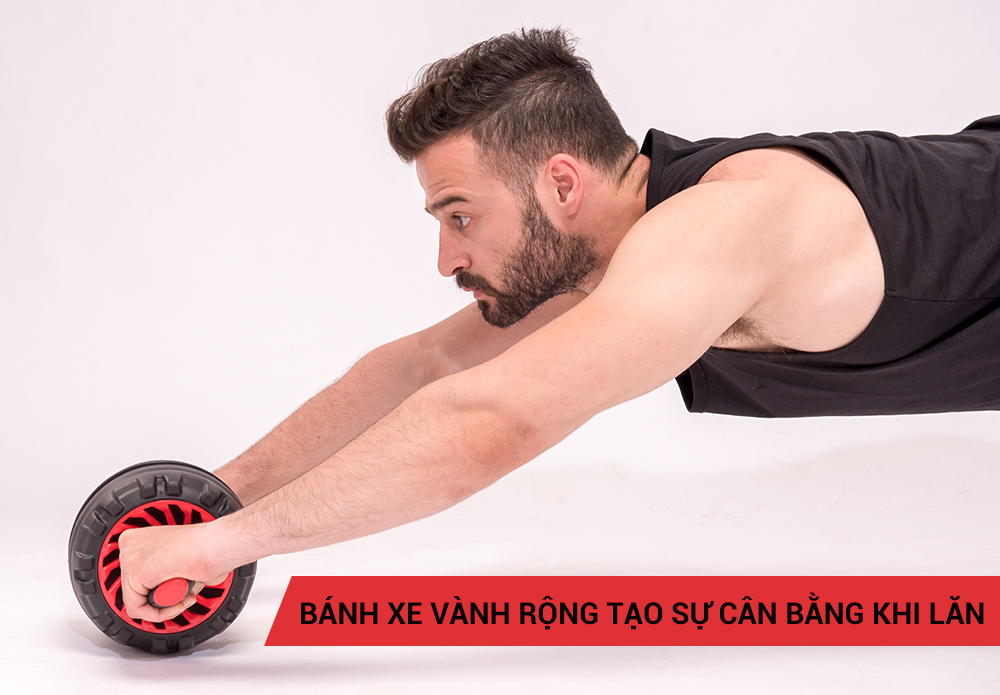 CON LĂN TẬP BỤNG AB JUBOR CÓ LÒ XO TRỢ LỰC GOODFIT