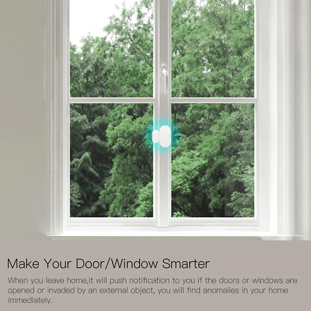 Smart Door and Window Sensor Zigbee Wireless Connection Door Open/Closed Detector Work With Tuya Smart Life App Alexa Google Assistant