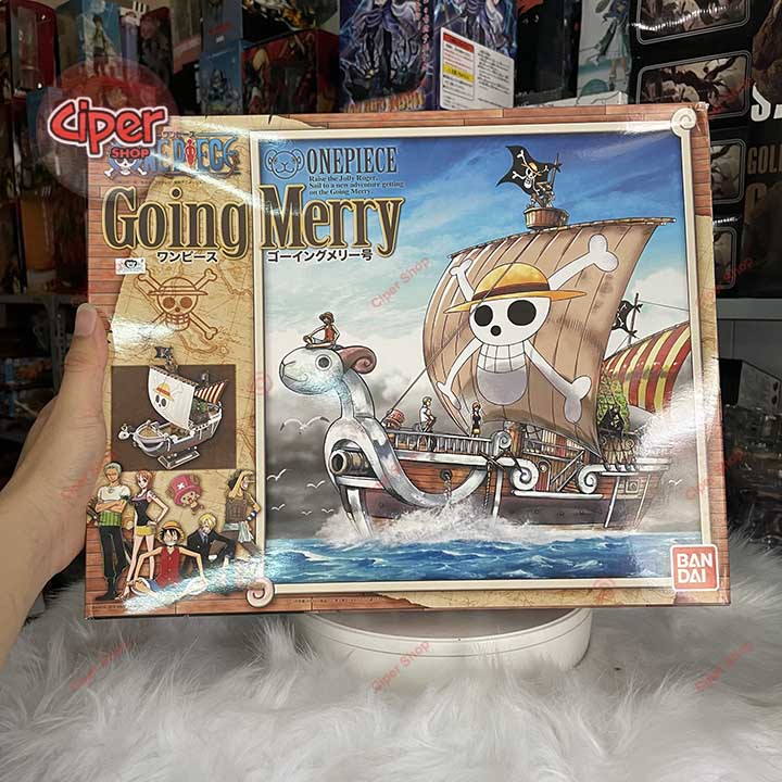Mô hình Thuyền Going Merry 25cm - lắp ráp - Figure Going Merry