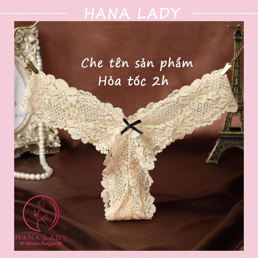 Quần lót lọt khe ren sexy - Chip ren chữ Y quyến rũ phối nơ đáng yêu gợi cảm LK013