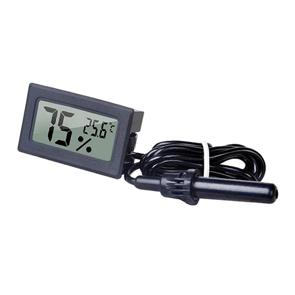 Kỹ Thuật Số Mini Thời Trang Màn Hình LCD Nhiệt Độ Trong Nhà Nhiệt Kế Màn Hình Có Đồng Hồ Đo Nhiệt Độ