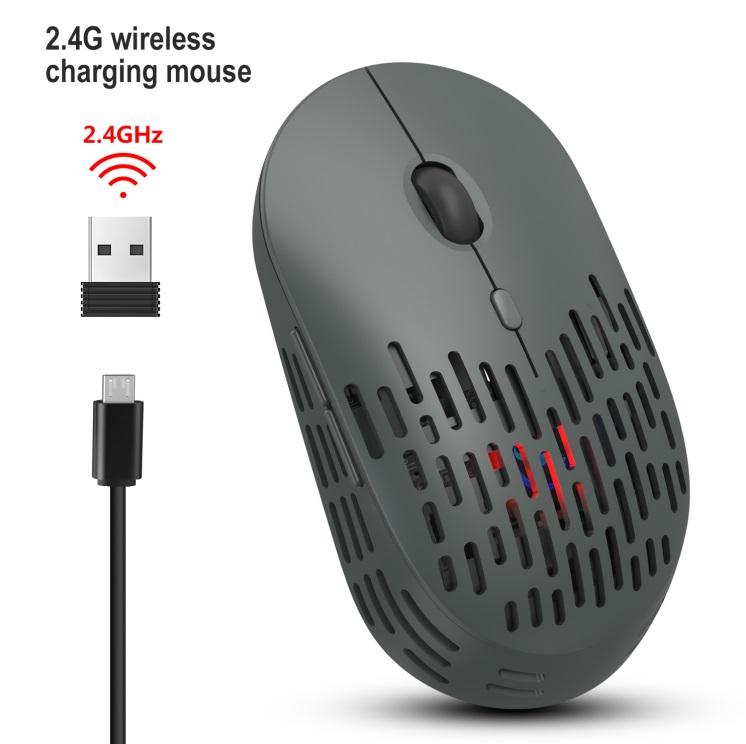 Wireless Mouse 2.4G Single Mode Charging Silent Ergonomic Computer Mouse for PC Laptop