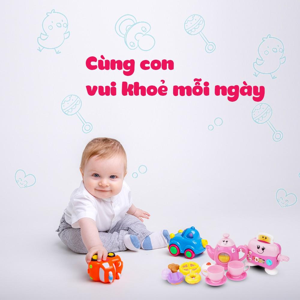 Bộ đồ chơi đồ hàng nhà bếp cho bé WINFUN 3155G - Set trà chiều vui nhộn kèm máy nướng bánh  - BPA free