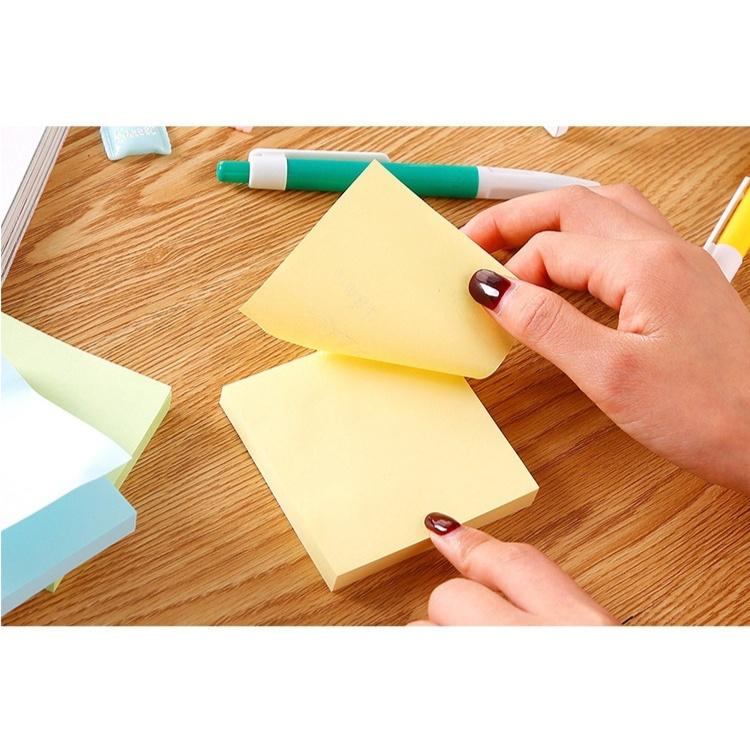 Giấy ghi chú 100 tờ giấy nhớ sticky note 3 kích thước loại tốt