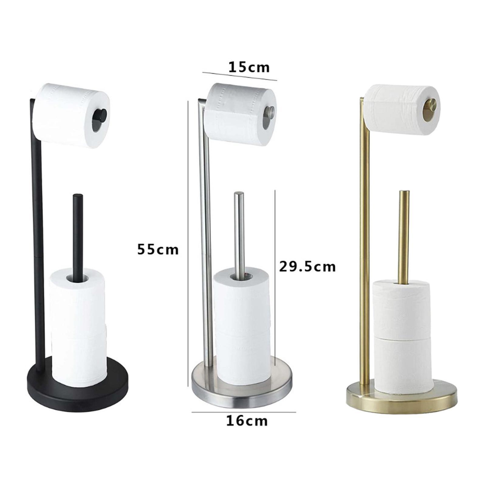 Tissue Rolls Rack Bathroom Holds 3 Rolls Large Capacity Stainless Steel